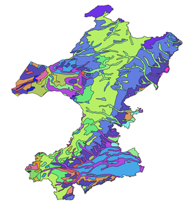 内蒙古自治区东四盟地貌类型矢量数据
