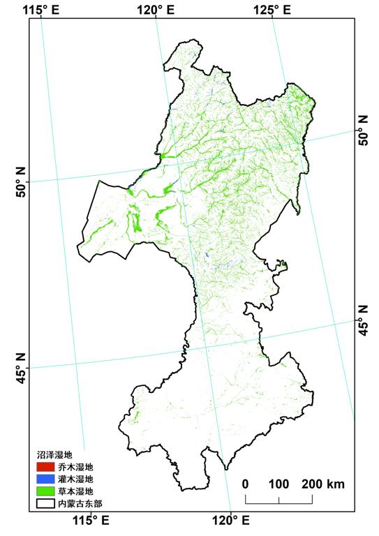 内蒙古东部30 m或80 m分辨率沼泽湿地分布动态数据集1980年与1990年与2000年与2010年与2015年
